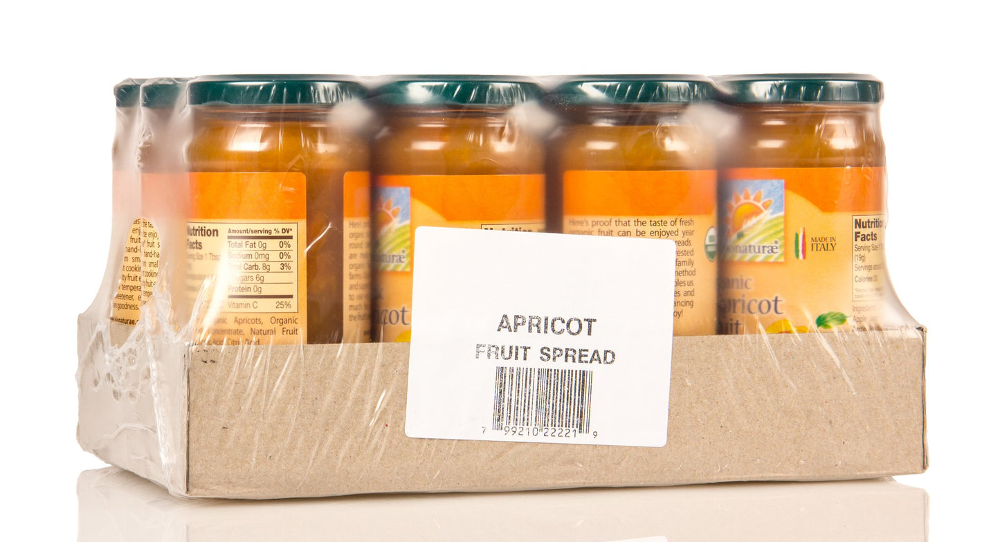Apricot Fruit Spread, Organic