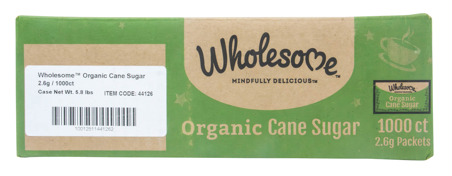 Cane Sugar, Packets, Organic