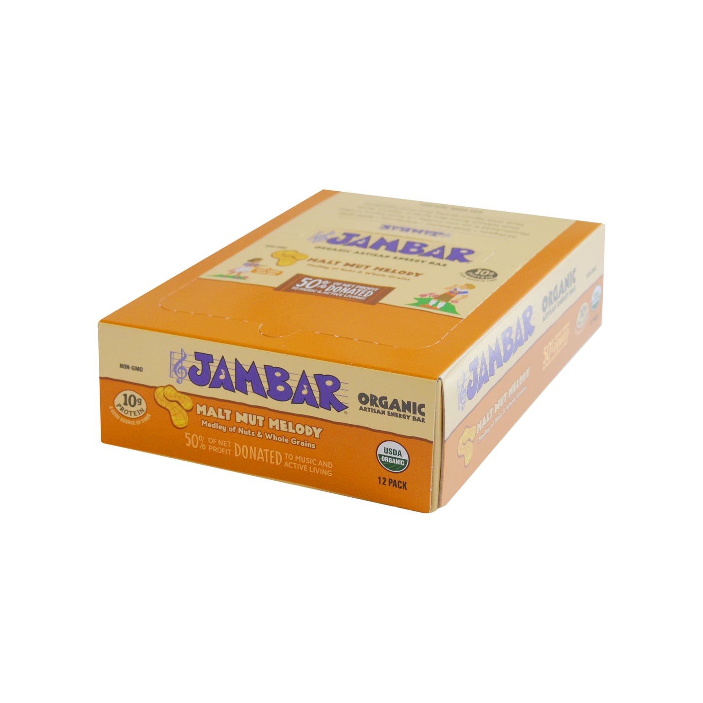 Energy Bar, Malt Nut, Organic