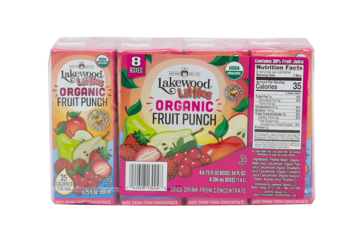 Littles Juice Box, Fruit Punch, Organic