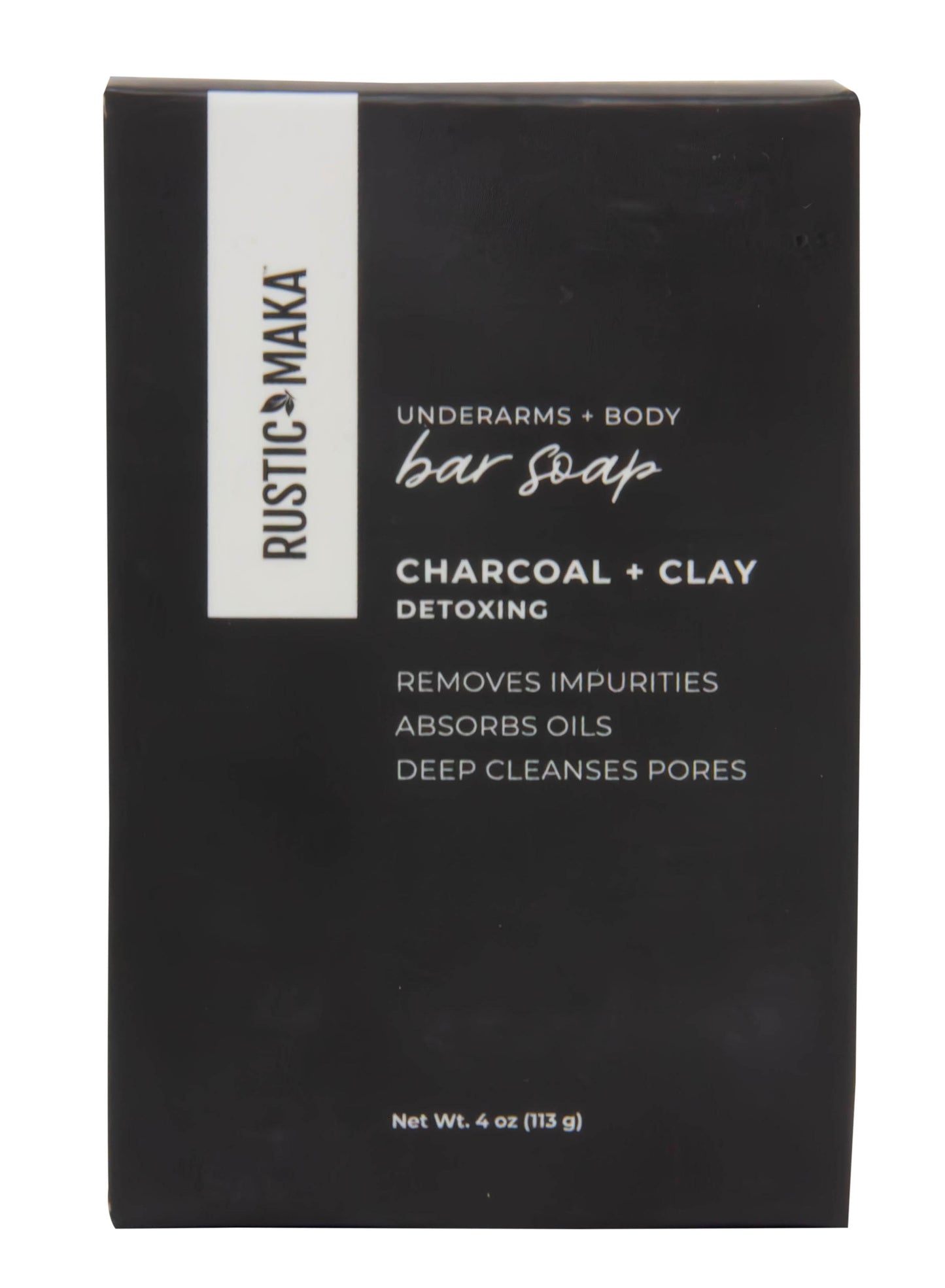 Bar Soap, Charcoal + Clay Detoxing, Underarms + Body