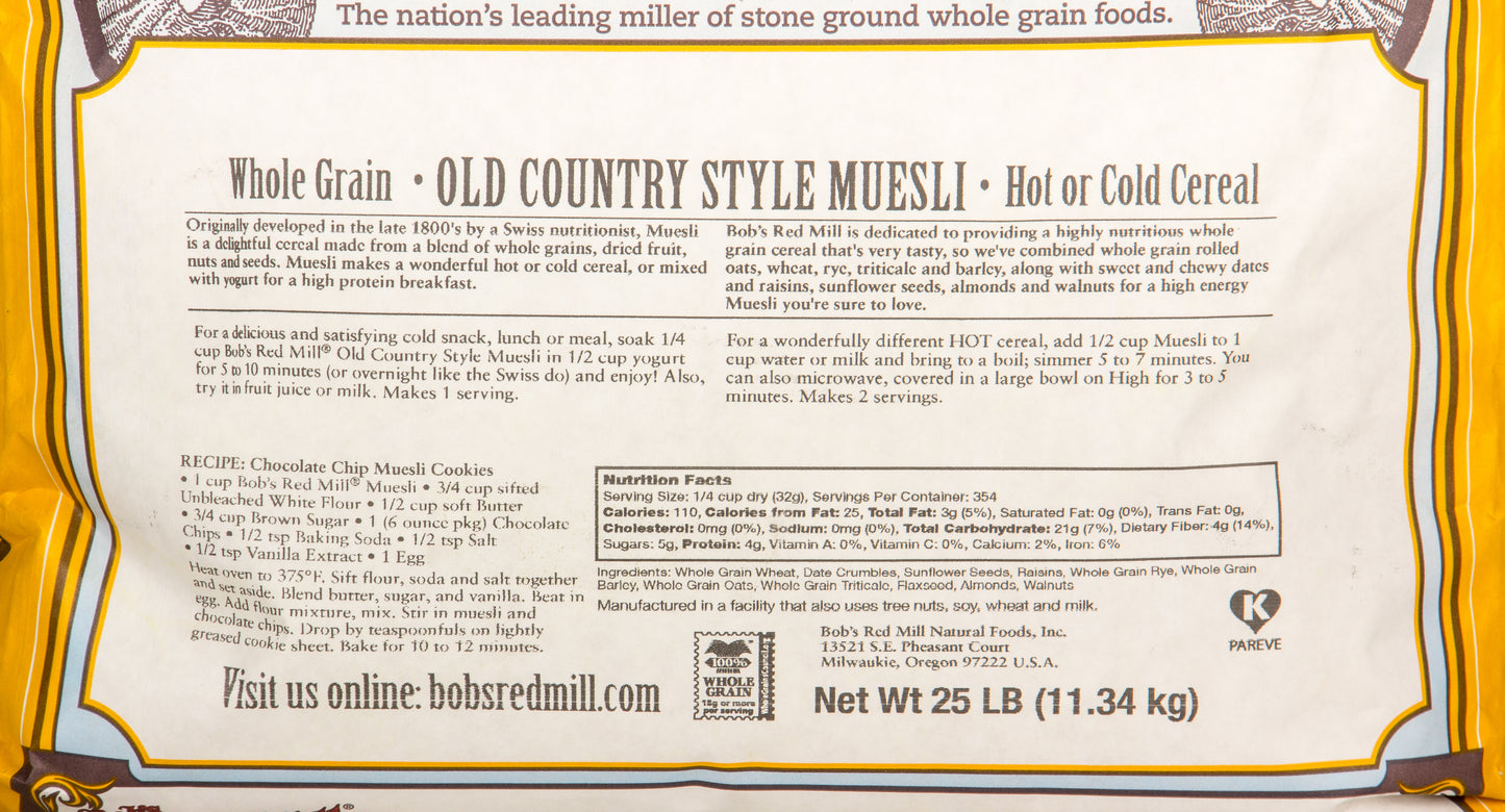 Muesli, Old Country Style