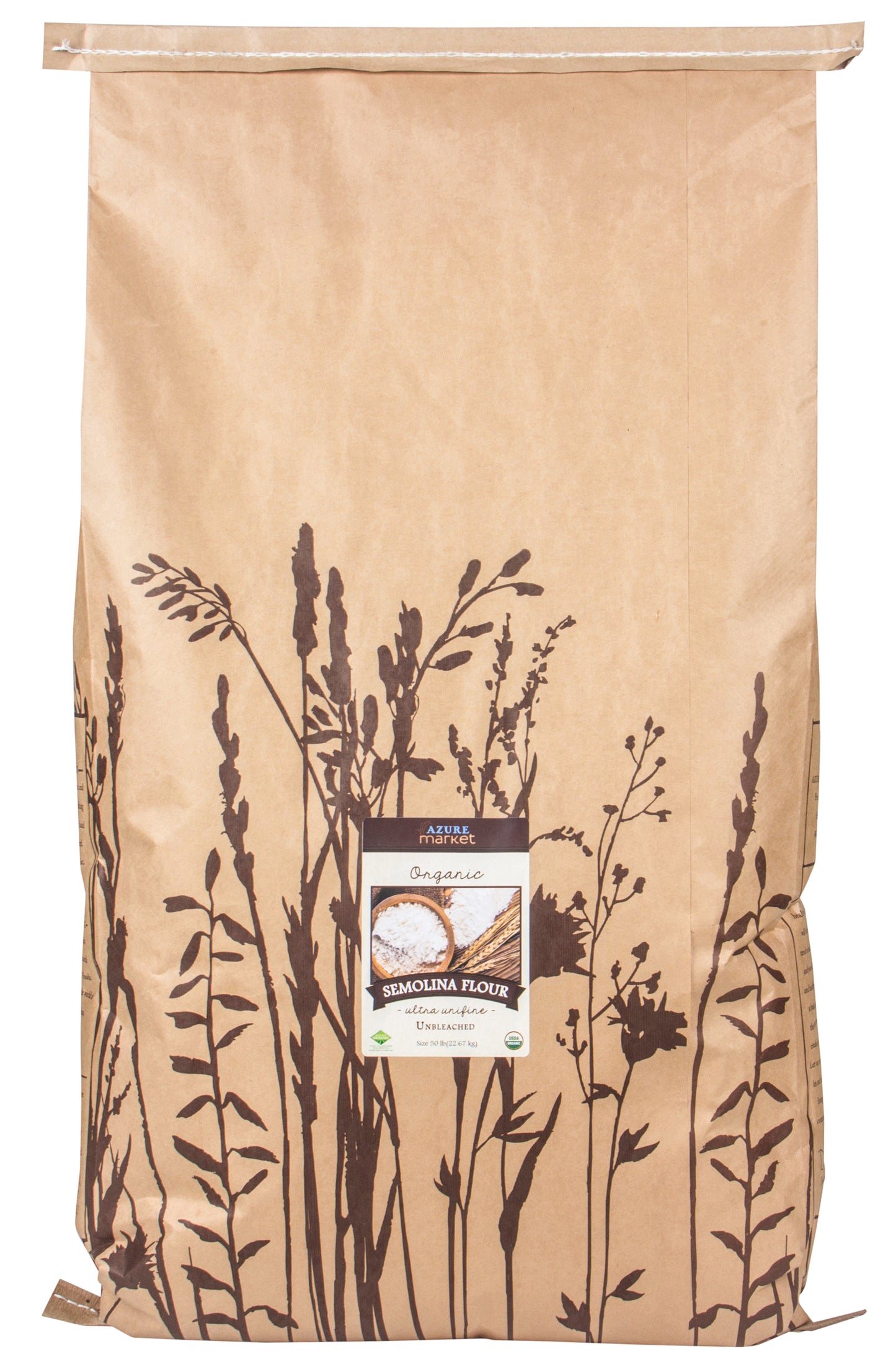 Semolina (Durum Wheat) Flour, Ultra-Unifine, Organic
