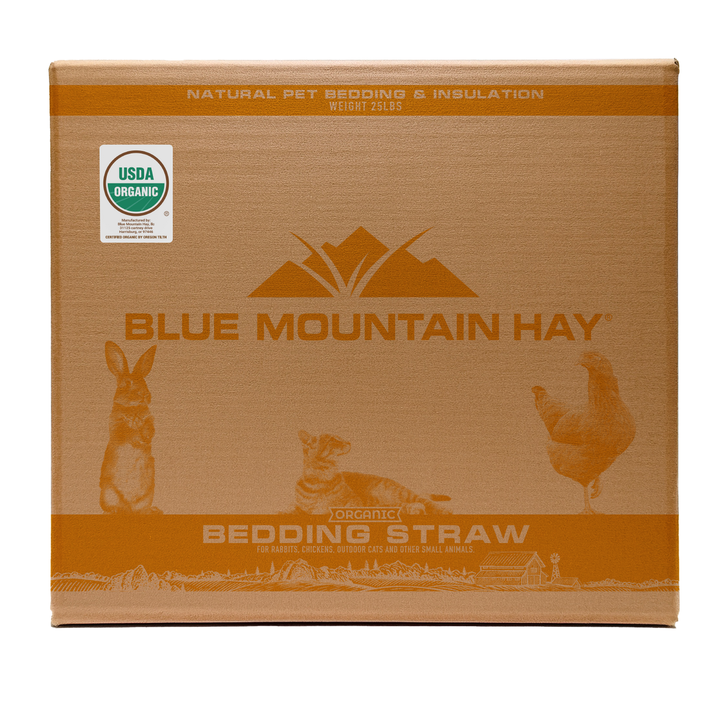 Bedding Straw, Organic