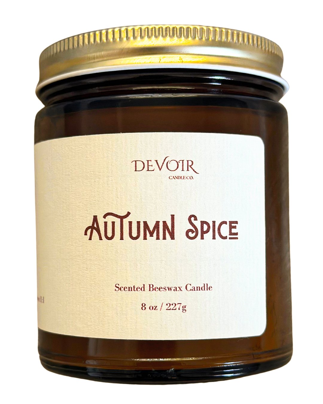 Beeswax Candle, Autumn Spice