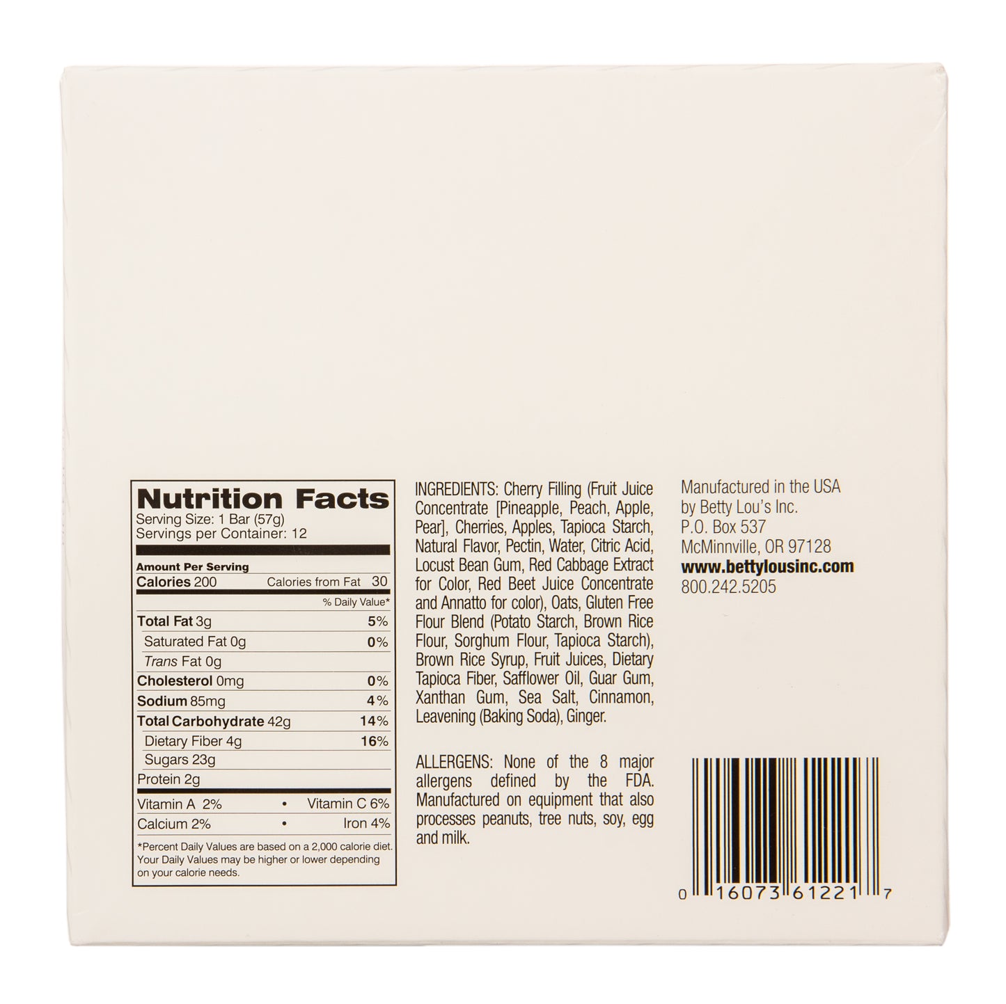 Fruit Bar, Cherry, GF