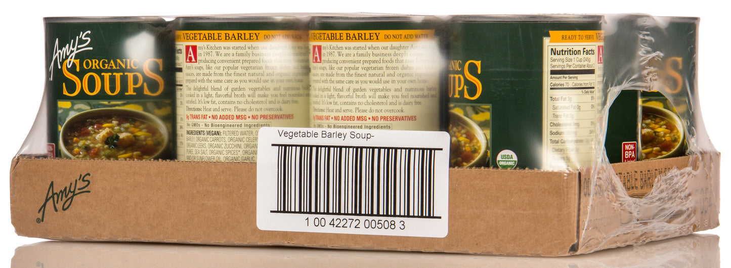 Vegetable Barley Soup, Organic