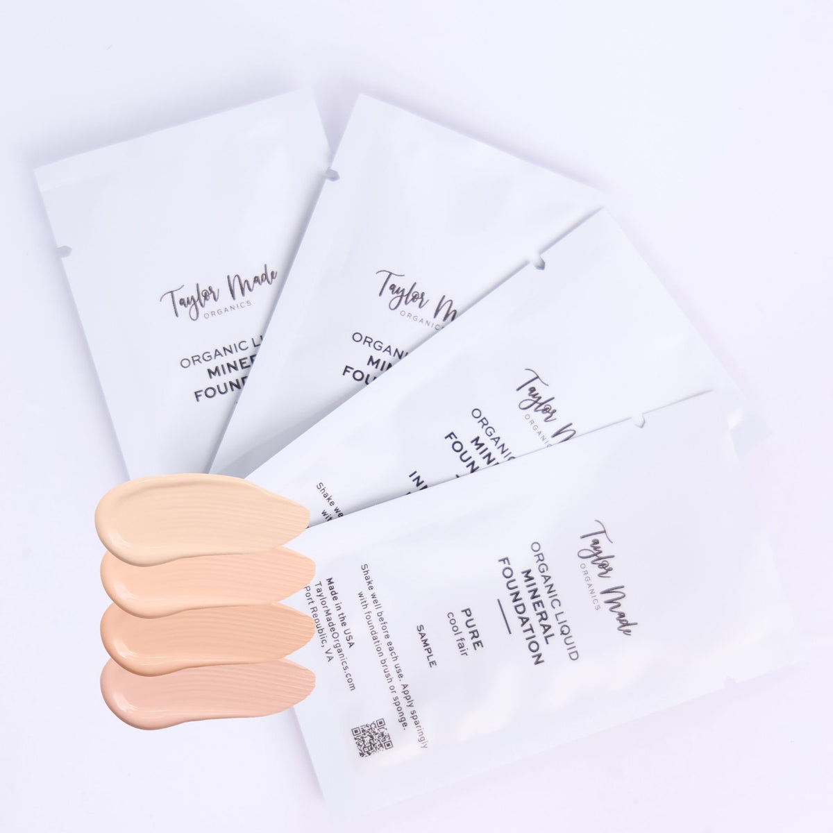 Liquid Mineral Foundation Sample Set, Fair