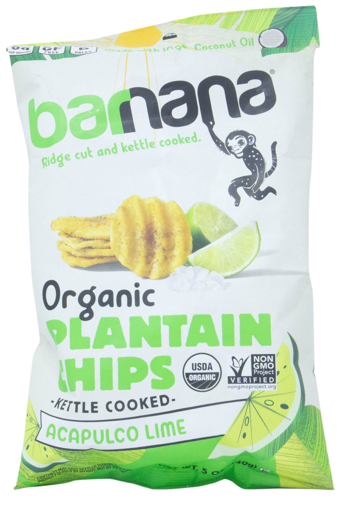 Plantain Chip, Acapulco Lime, Organic