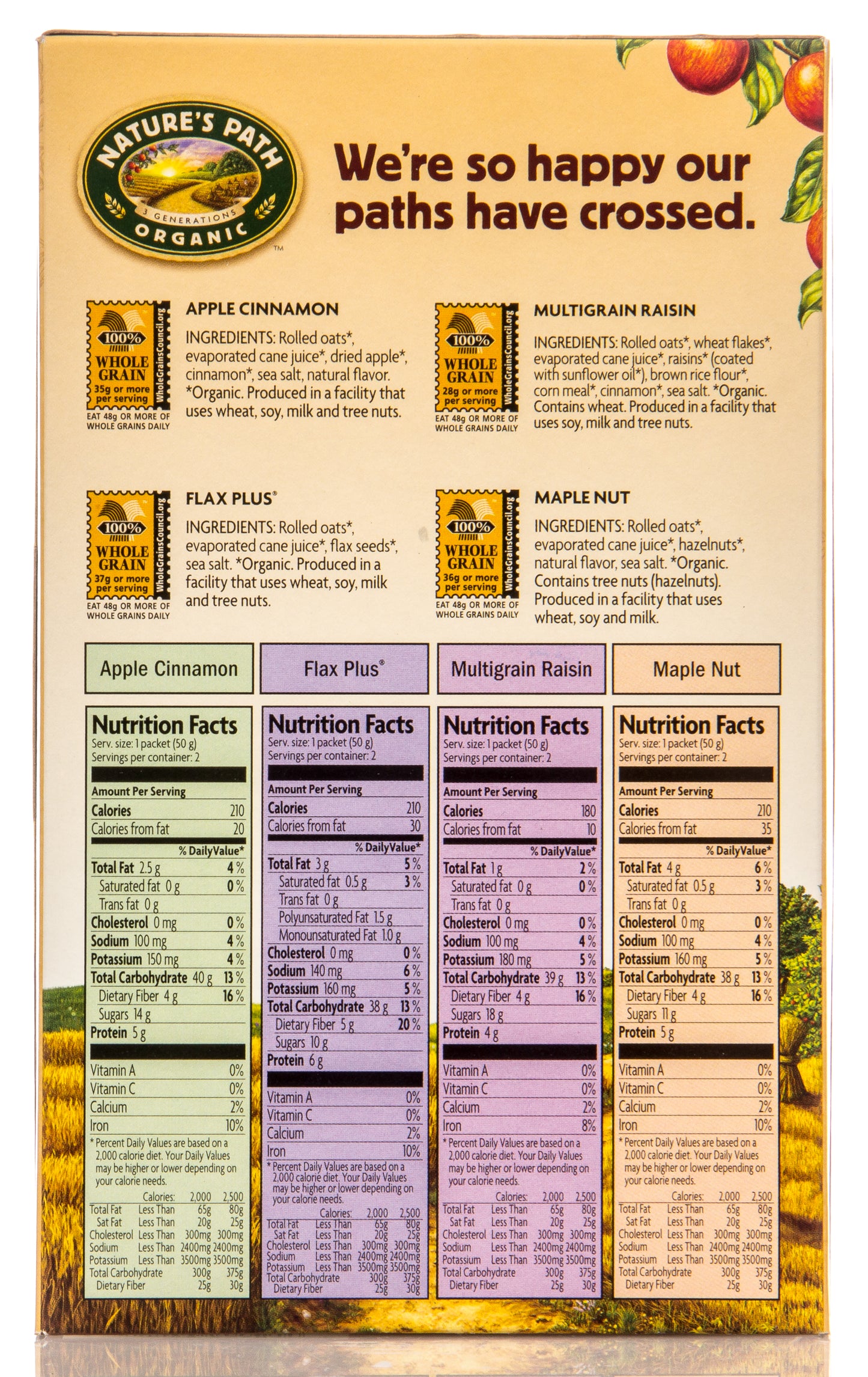 Instant Hot Cereal Variety Pack, Organic