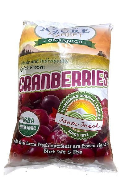 Cranberries, Whole, Organic, Frozen
