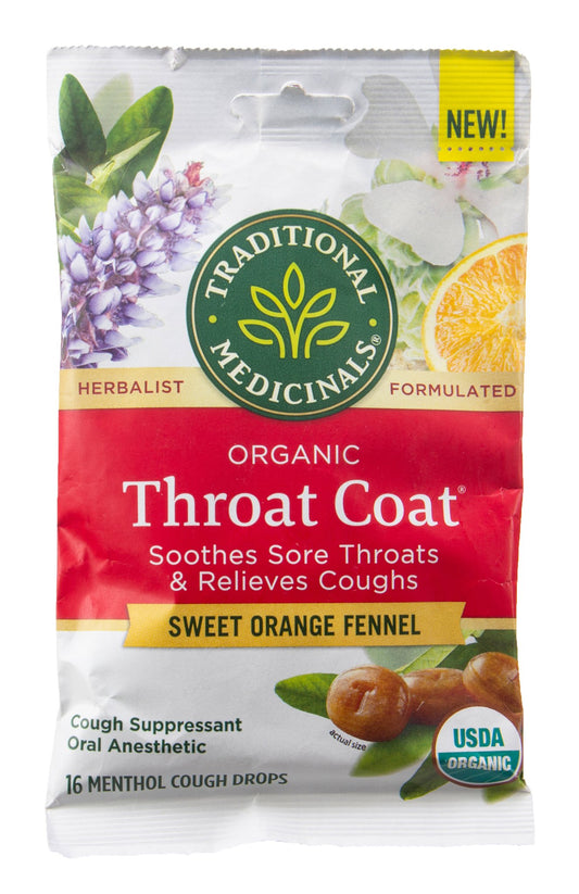 Throat Coat, Sweet Orange Fennel, Organic