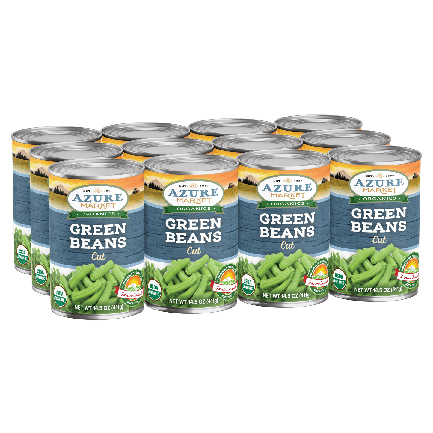 Green Beans, Cut, Organic