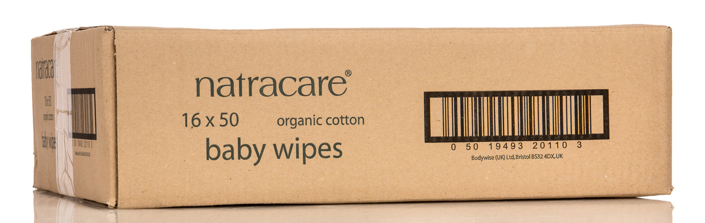 Baby Wipes, Cotton, Organic
