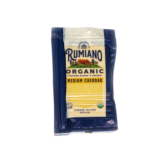Medium Cheddar Slices, Organic