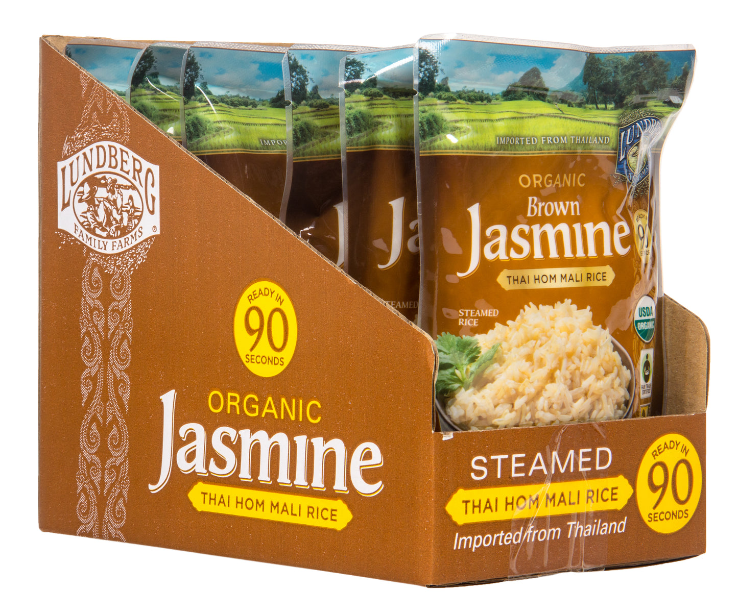 Rice, Jasmine Brown, Thai Hom Mali, Organic