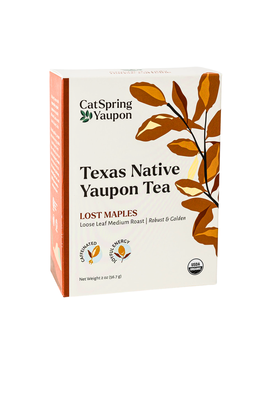 Tea, Loose Leaf, Yaupon, Lost Maples, Medium Roast, Organic
