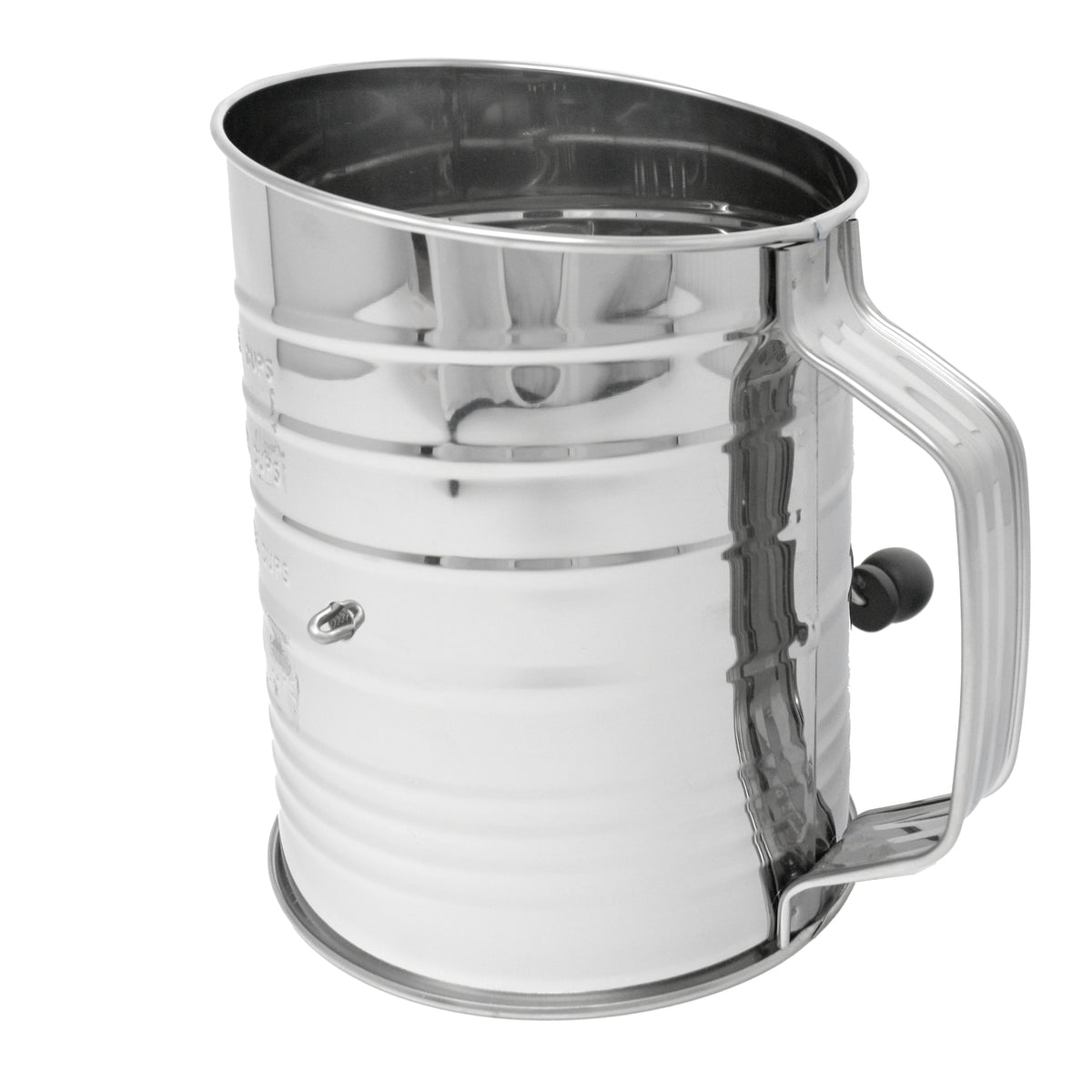 Rotary Sifter, 5 cups, Stainless Steel