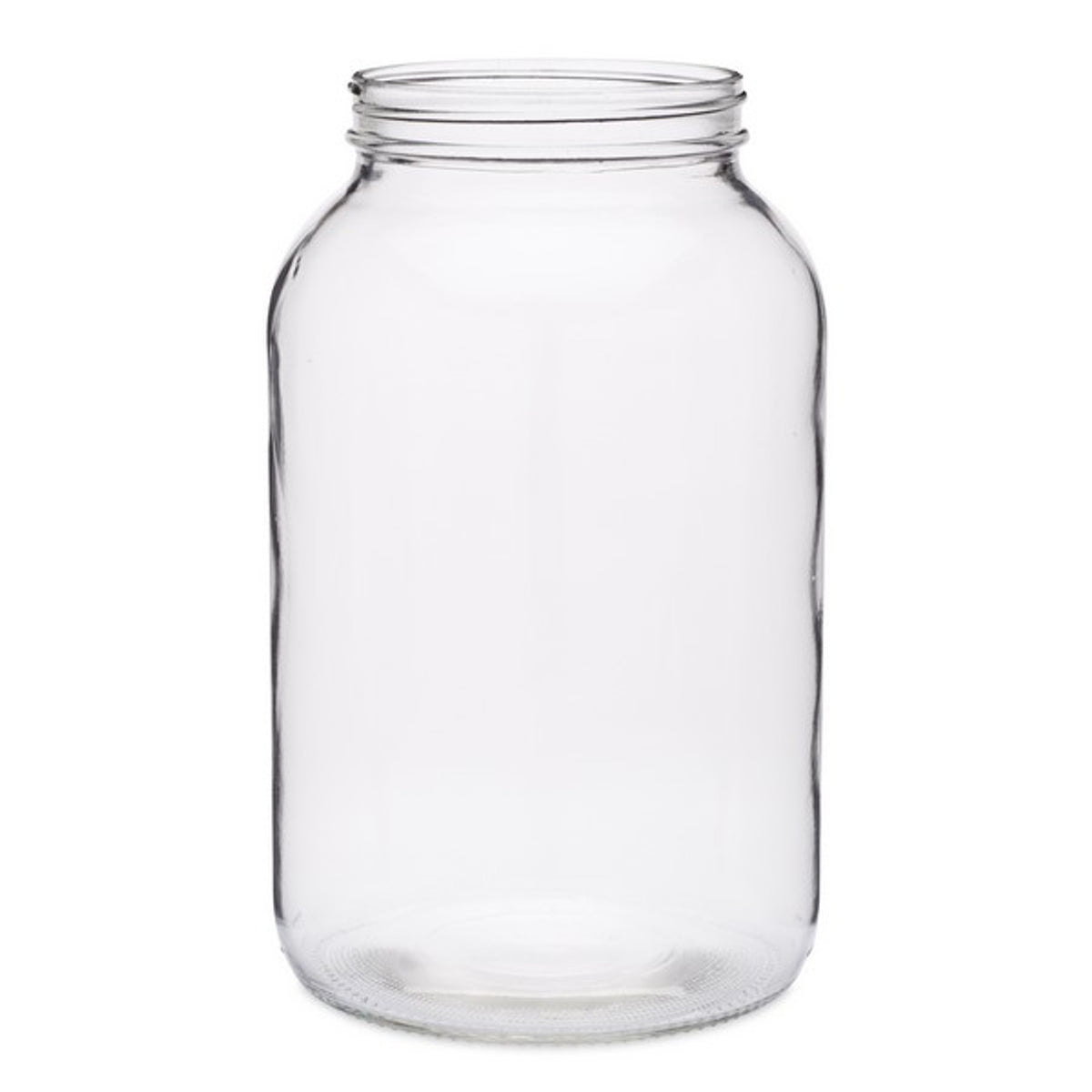 Glass Wide Mouth Gallon Jar, No Lid
