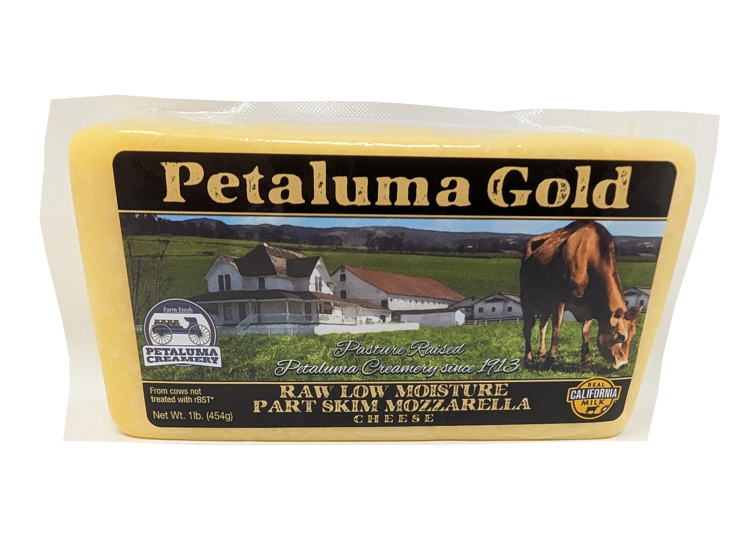 Mozzarella Cheese, Part Skim, Raw, Grass-fed