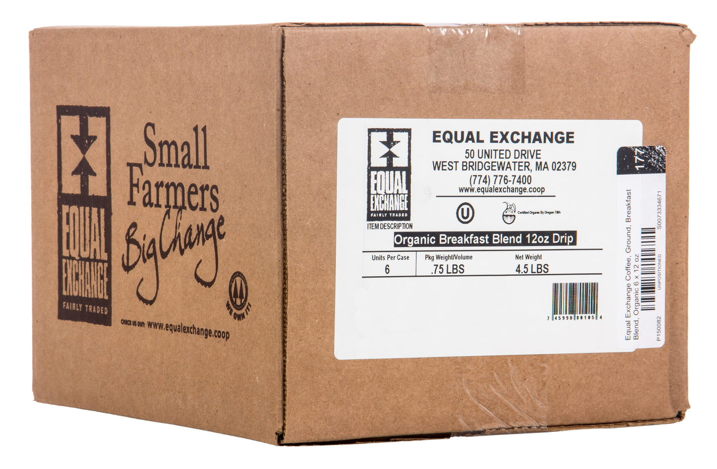 Coffee, Ground, Breakfast Blend, Organic