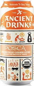 Posca, Apple Cider Vinegar, Sports Drink, Cayenne & Cardamom, Organic
