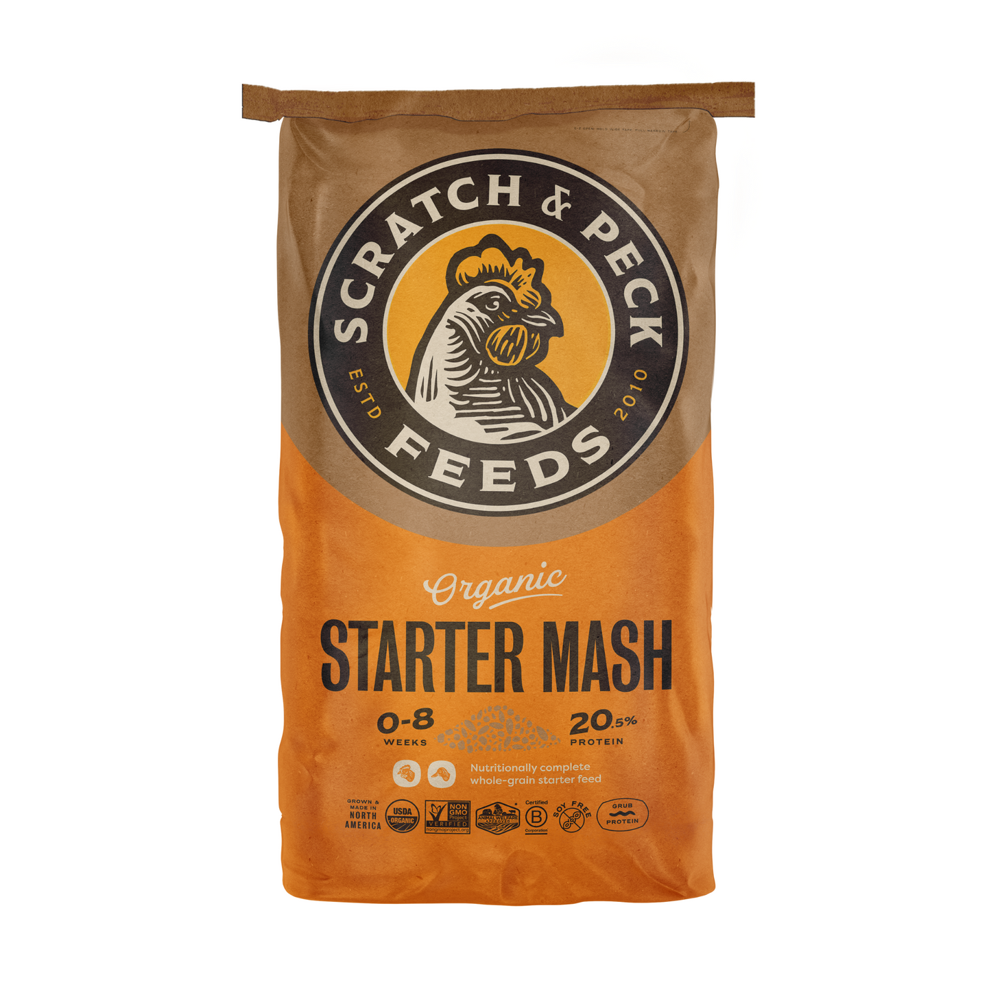 Naturally Free Poultry Starter Feed, Soy and Corn Free, Organic