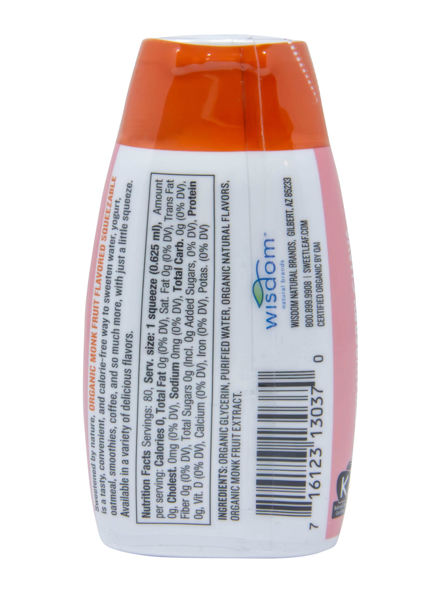 Monk Fruit Liquid Squeezable, Strawberry Guava, Organic