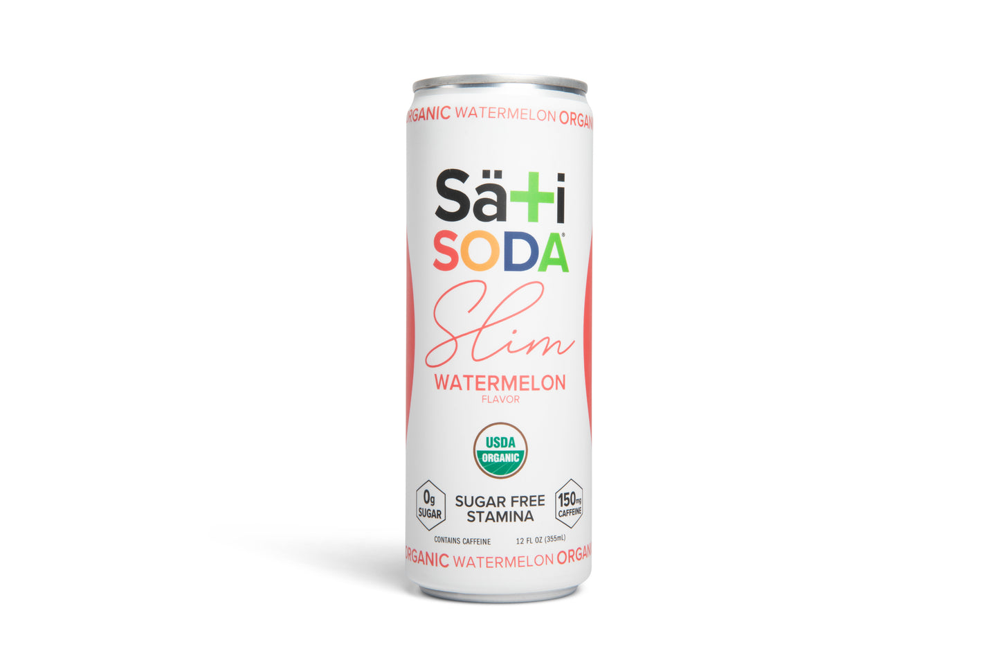 Slim Stamina Soda, Watermelon, Organic