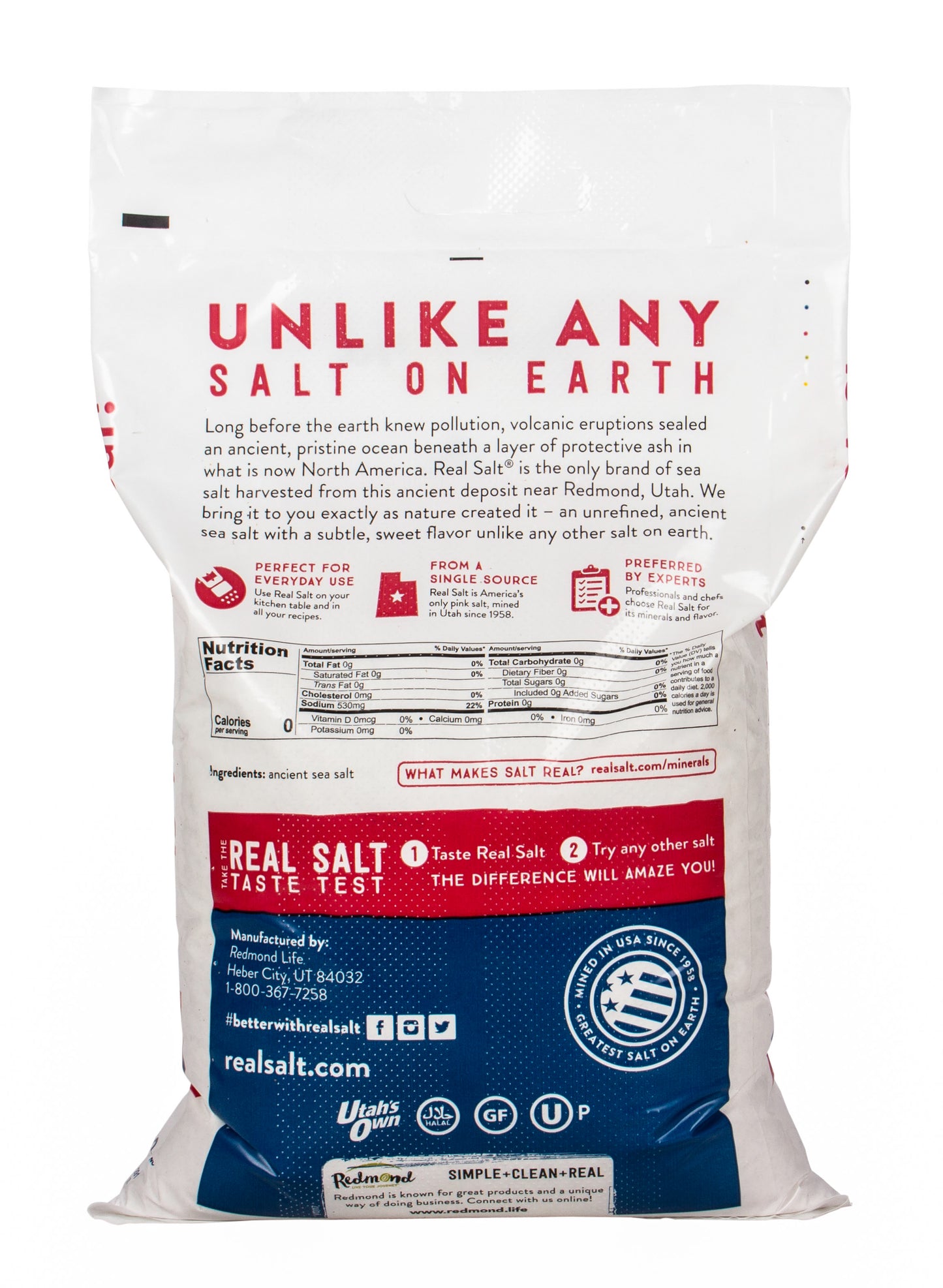 Real Salt, Fine, Granular
