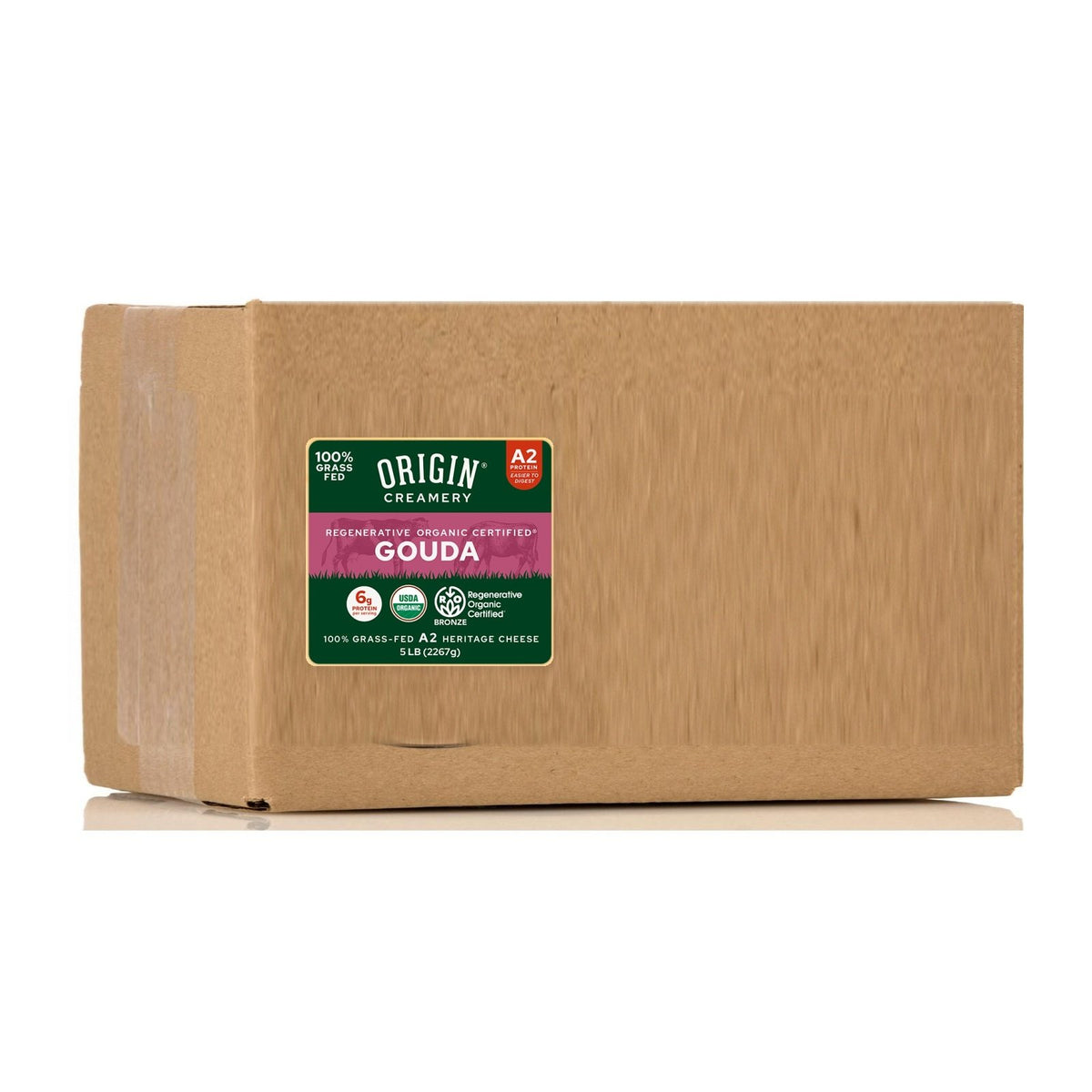 A2 Gouda Cheese Block, Organic