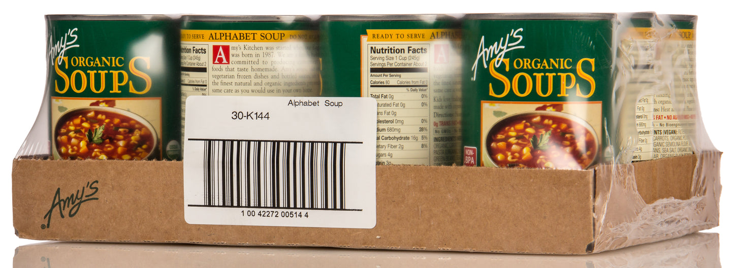 Alphabet Soup, Organic