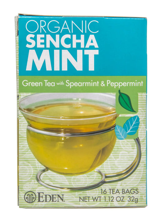 Sencha Mint, Tea Bags, Organic