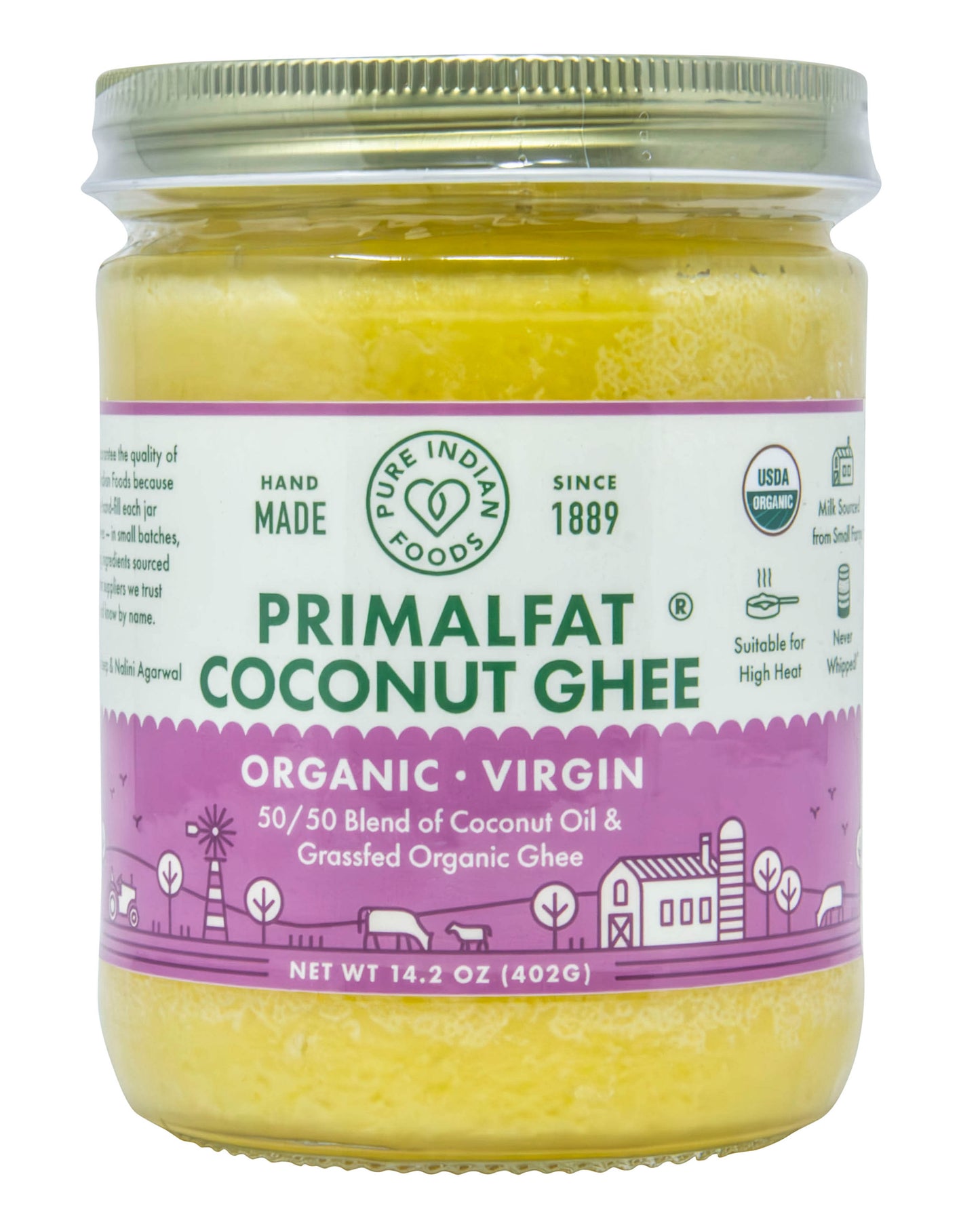 Primal Fat Coconut Ghee, Virgin, Organic