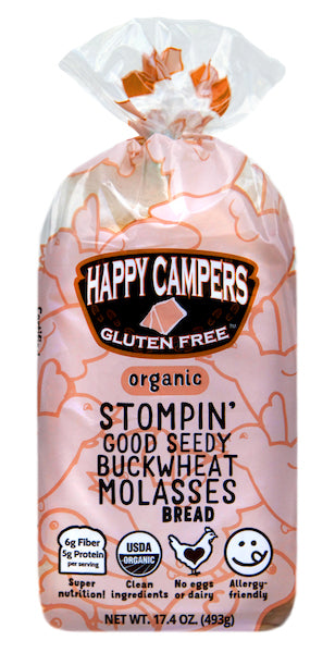 Stompin' Good Seed Buckwheat Molasses Bread, GF, Frozen, Organic