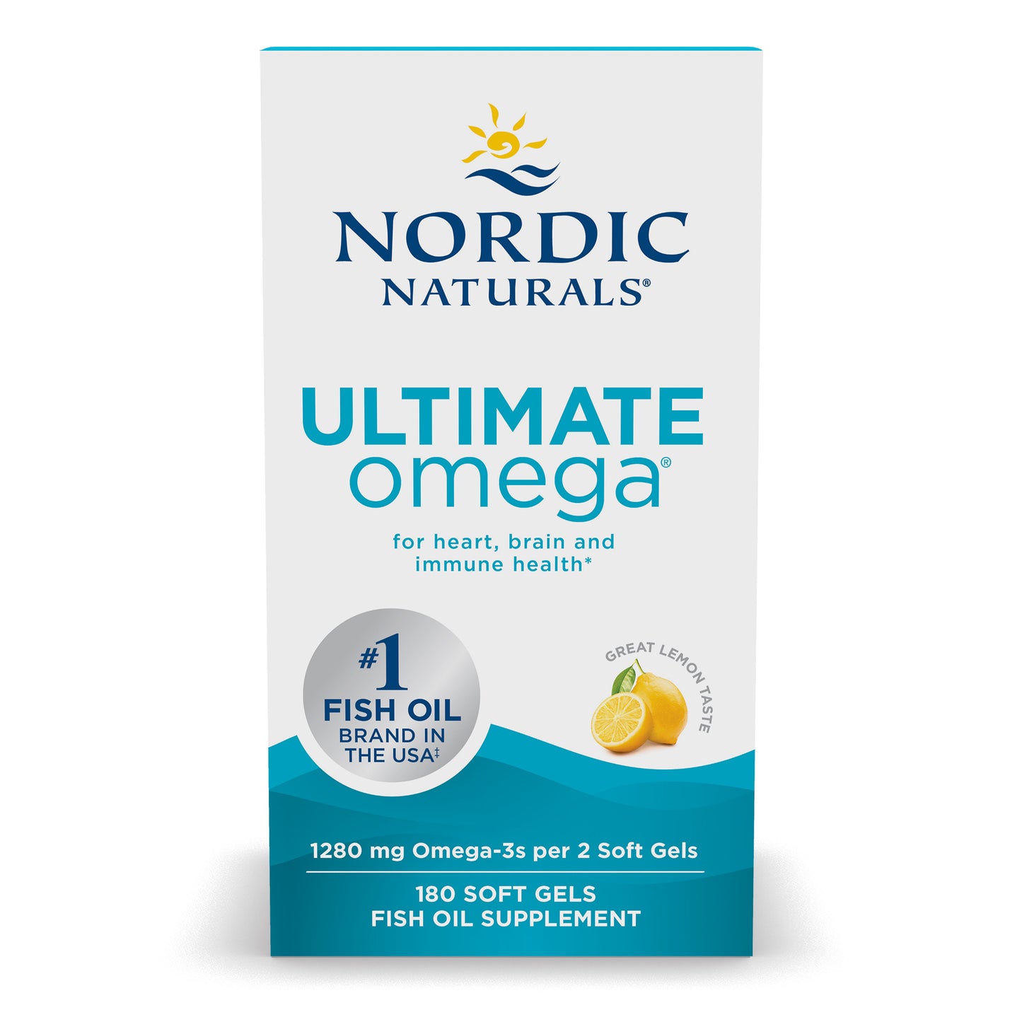 Ultimate Omega, Lemon Flavor 1000 mg
