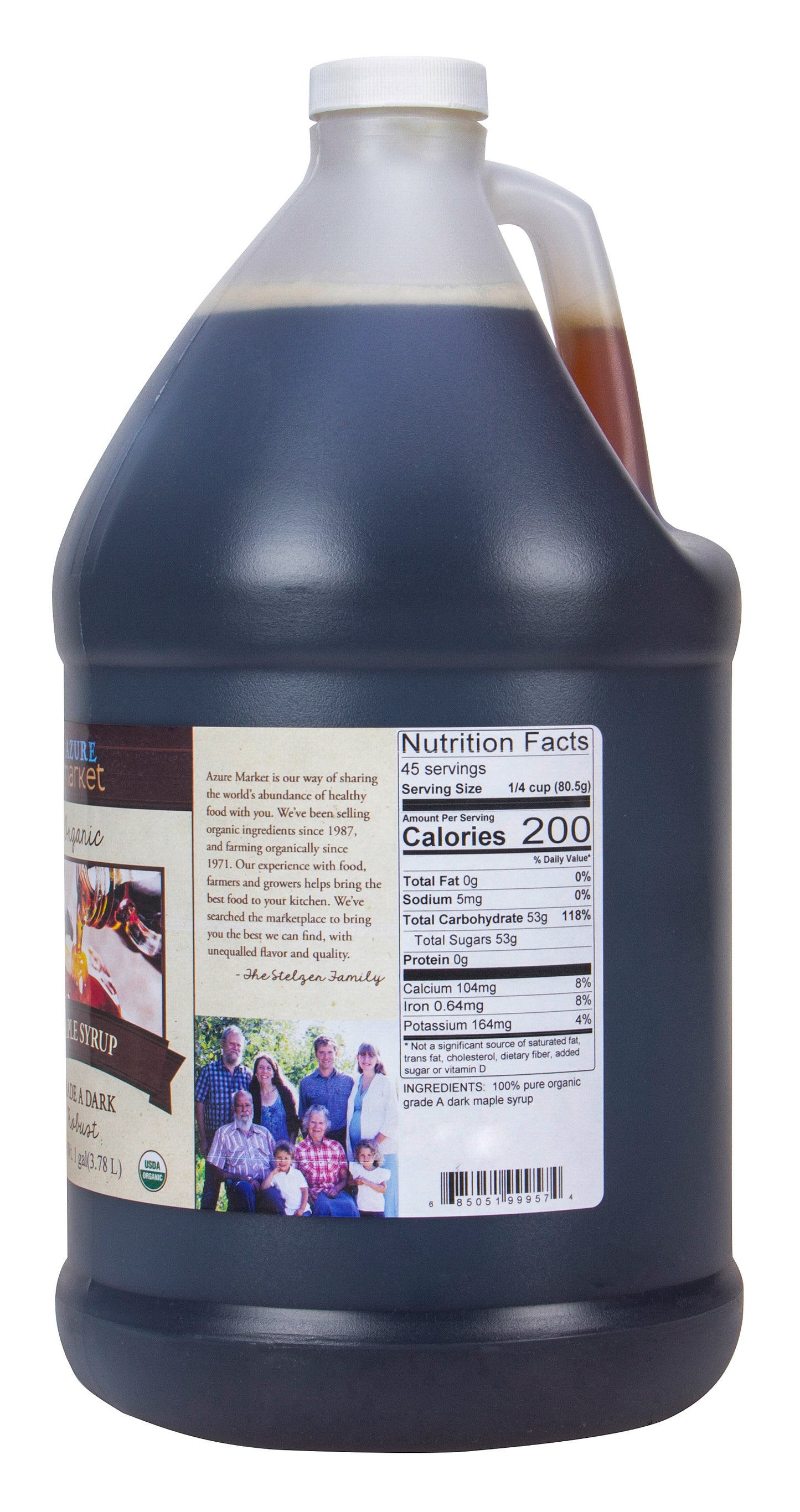 Maple Syrup, Grade A Dark Robust, Organic