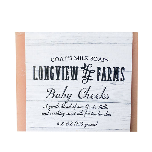 Goat Milk Bar Soap, Handcrafted, Baby Cheeks, All Natural