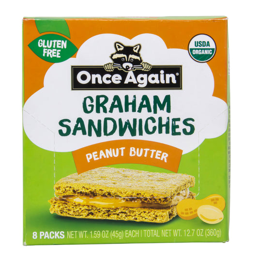 Graham Sandwiches, Peanut Butter, Organic