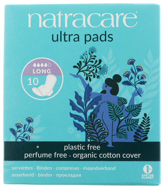 Ultra Long Pads with Wings, Natural