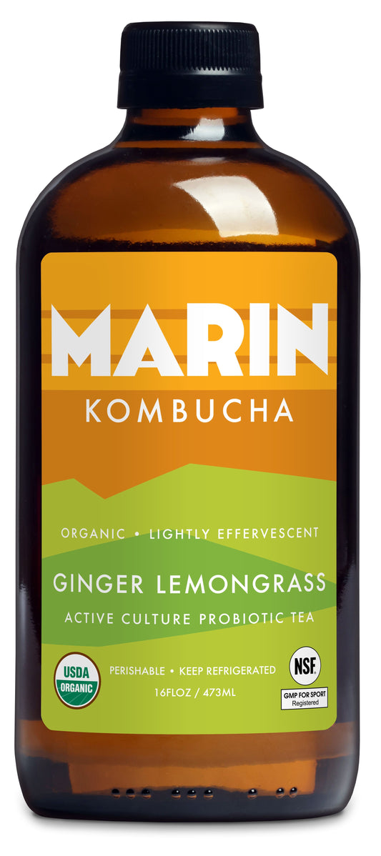 Kombucha, Ginger Lemongrass, Organic