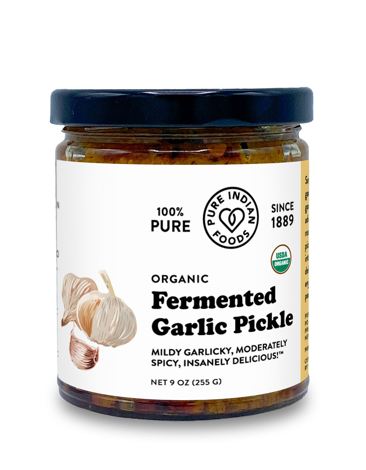 Fermented Garlic Pickle, Organic