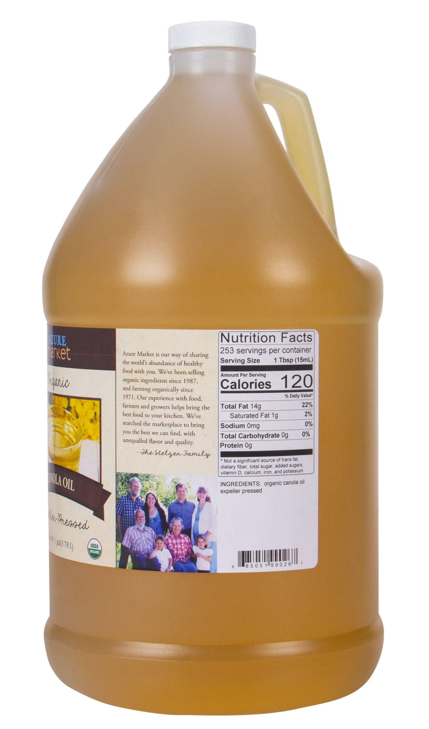 Canola Oil, Expeller Pressed, Organic