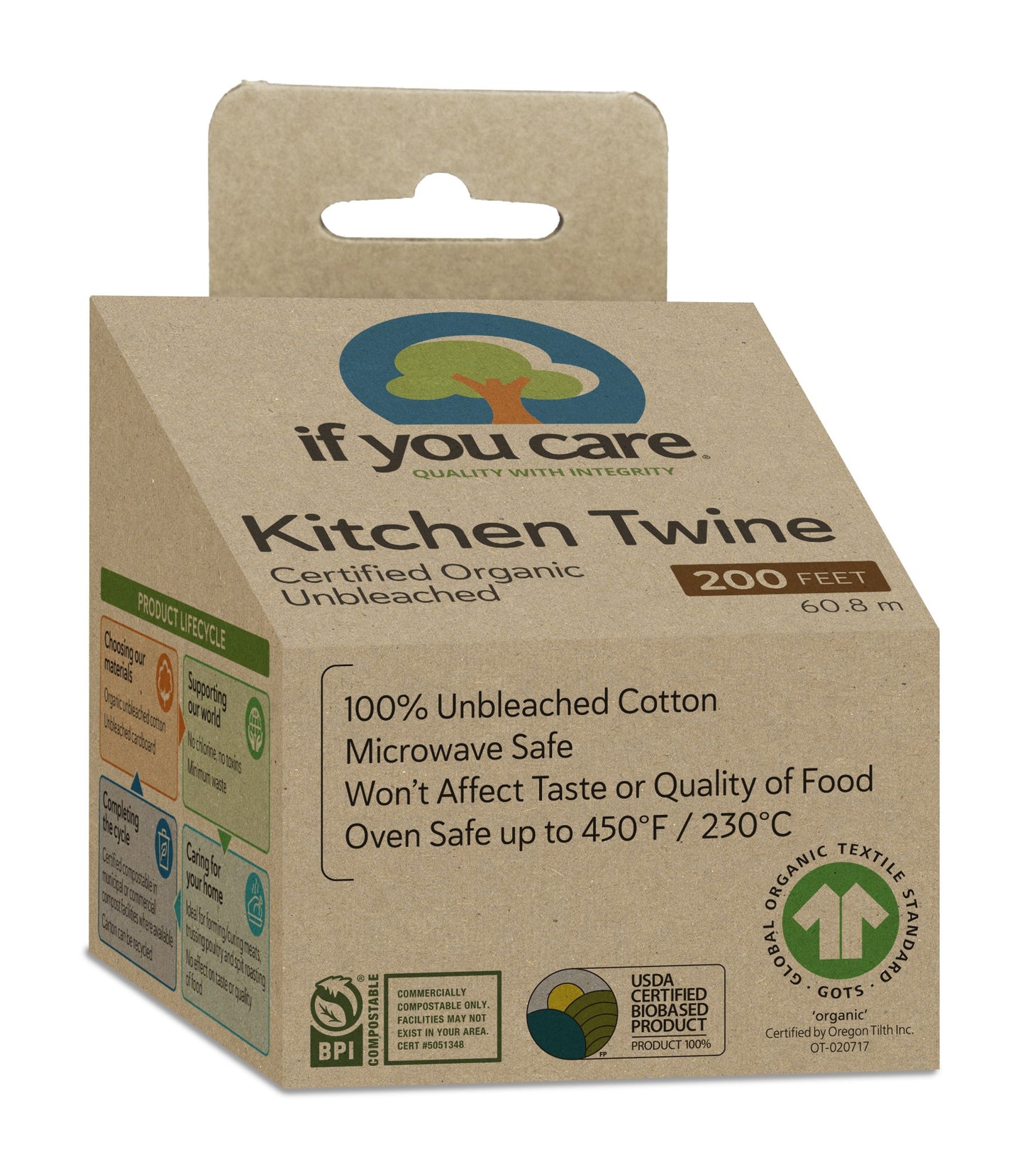 Natural Cooking Twine, Organic