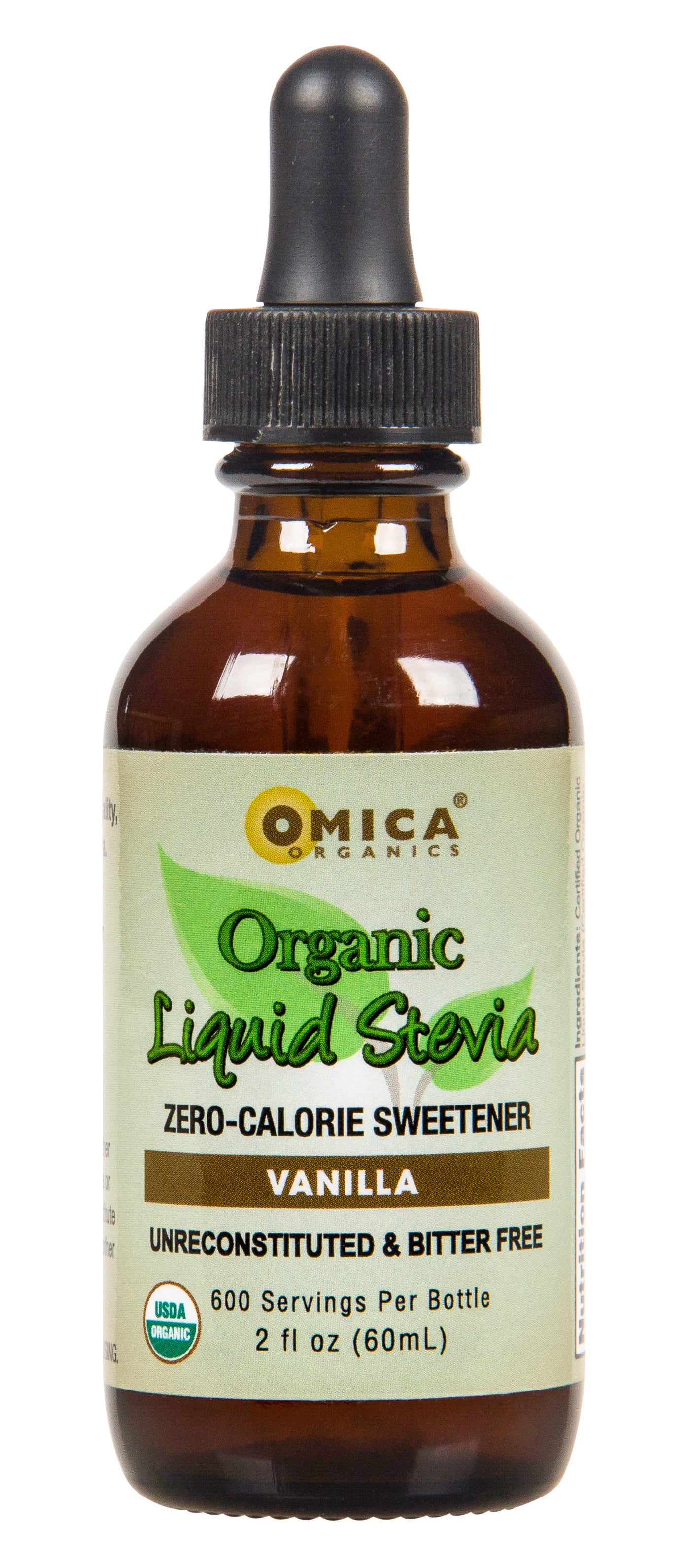 Liquid Stevia Extract, Vanilla, Organic