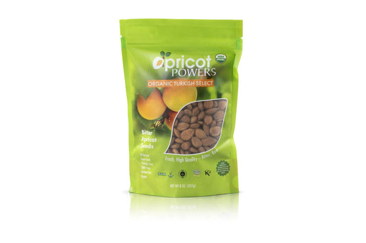 Apricot Seeds, Bitter, Raw, Organic