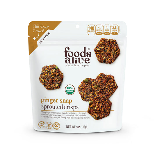 Crisp Crackers, Ginger Snap, Organic