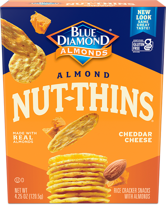 Almond Nut Thins Cracker, Cheddar Cheese