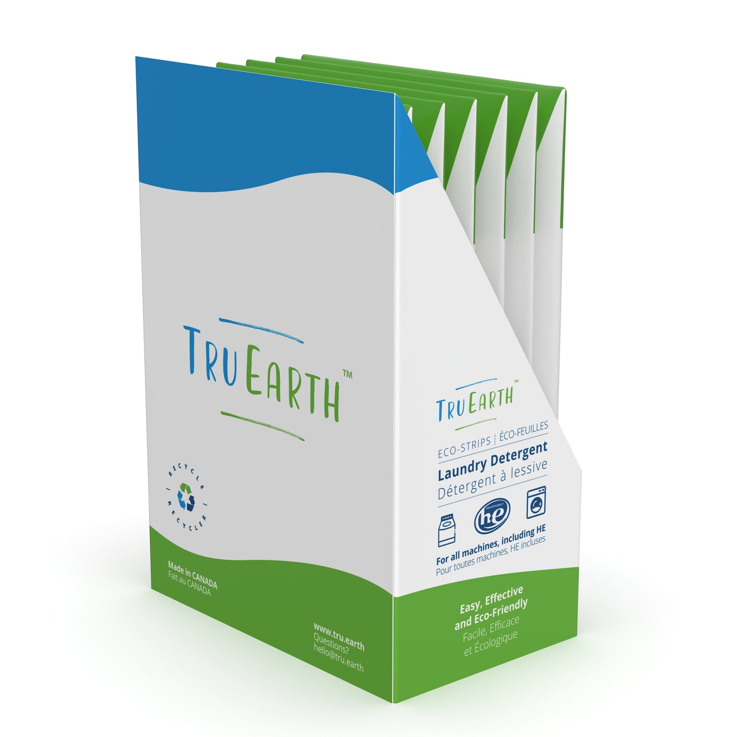 Laundry Detergent Eco-Strips, Fragrance Free