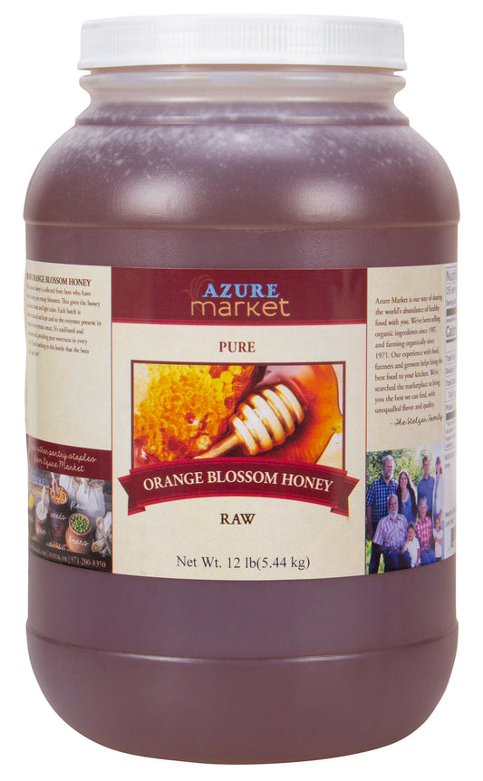 Honey, Raw, Orange Blossom